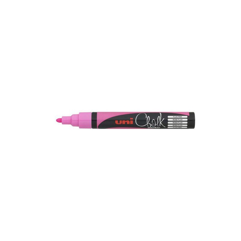 Marcador tiza líquida uni-ball chalk marker rosa Marcador tiza líquida uni-ball chalk marker rosa