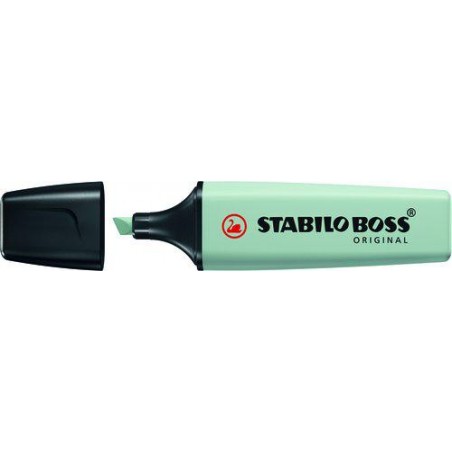 Marcador stabilo boss original verde tierra