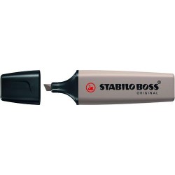 Marcador stabilo boss orginal gris cálido