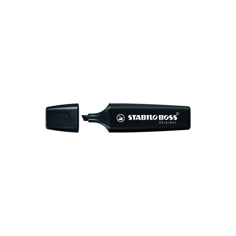 Marcador stabilo boss original negro Marcador stabilo boss original negro