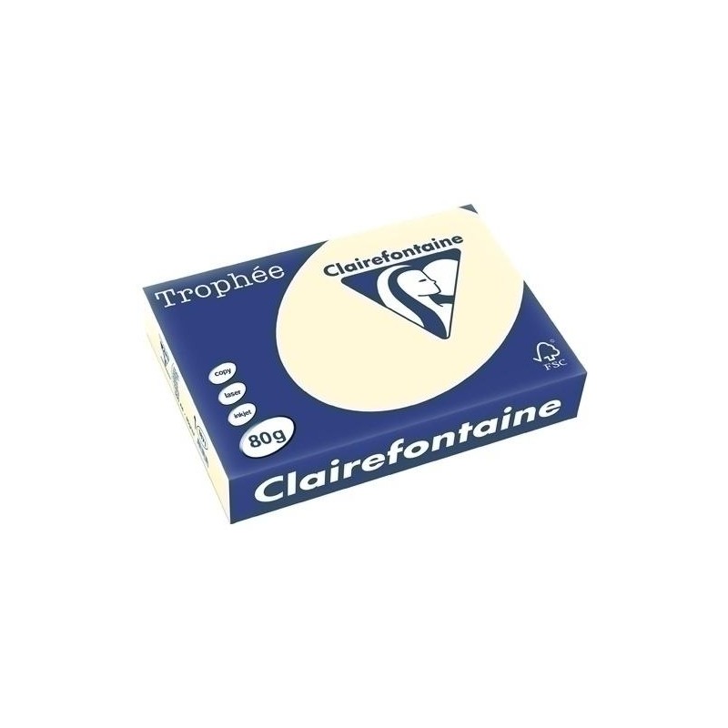 Papel de color A4 marfil pastel 80 gr  500 hojas