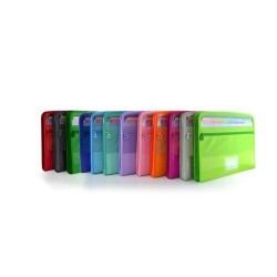 Clasificador acordeón office box vision PP  12 dpt