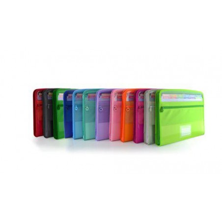 Clasificador acordeón office box vision PP  12 dpt