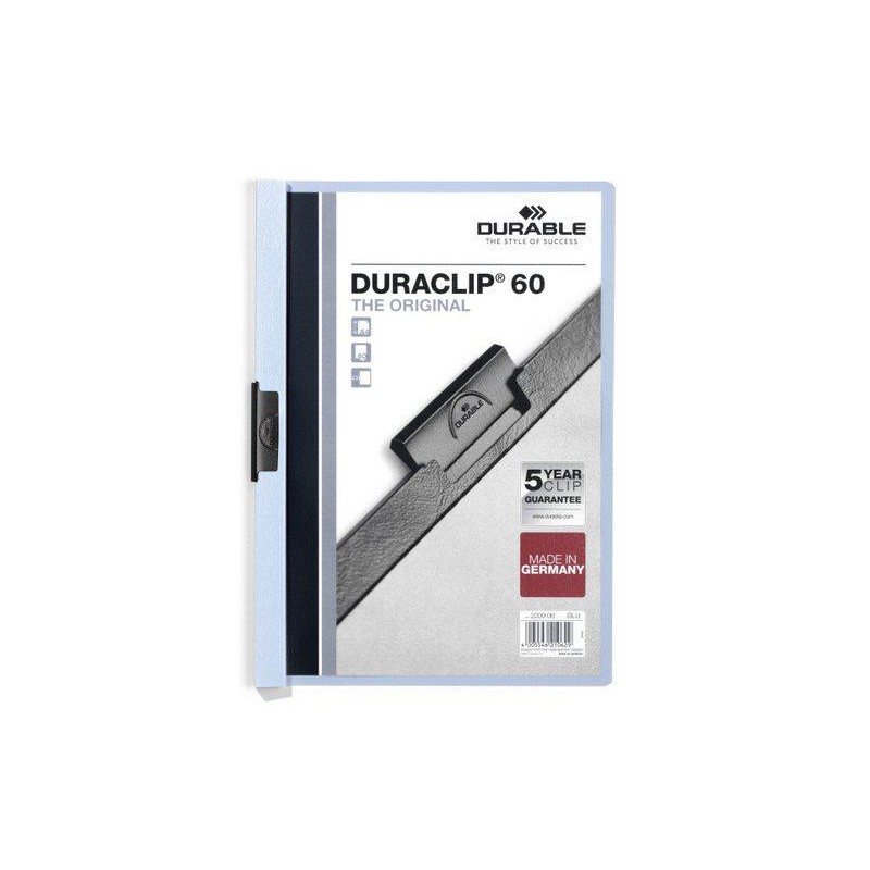 Carpeta Duraclip Dossier Pinza Lateral Azul Capaci Carpeta Duraclip Dossier Pinza Lateral Azul Capaci