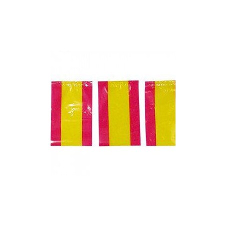 Banderas españolas 50 metros   2 tiras de 25 m 