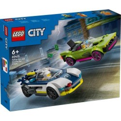 Lego city  Coche de policiía y potente deportivo