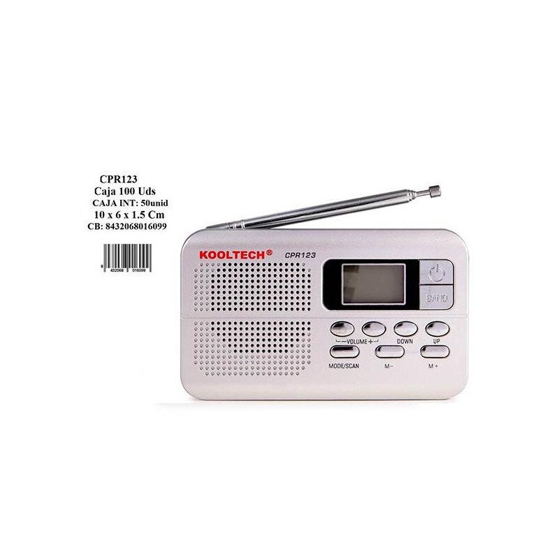 Radio digital kooltech CPR123/50/100
