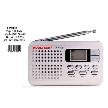 Radio digital kooltech CPR123/50/100