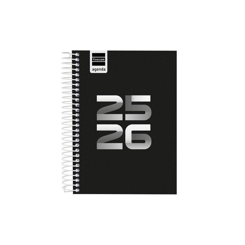Agenda escolar finocam 25-26 8º DP cool negro