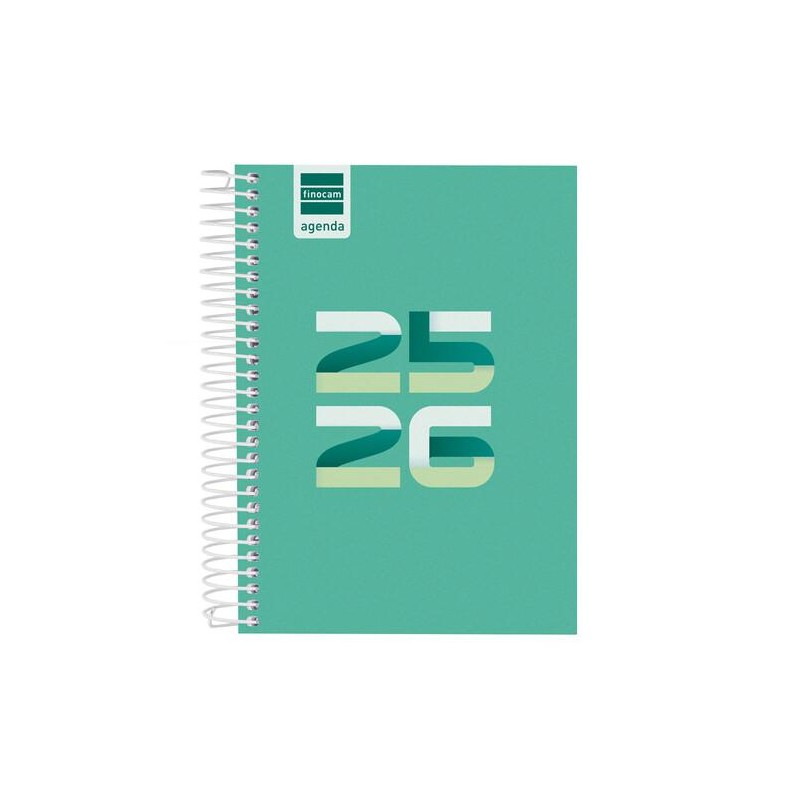 Agenda escolar finocam 25-26 8º DP cool verde