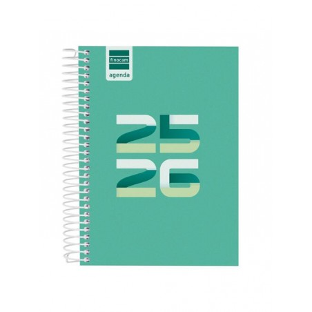 Agenda escolar finocam 25-26 8º DP cool verde