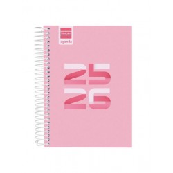Agenda escolar finocam 25-26 8º DP cool rosa