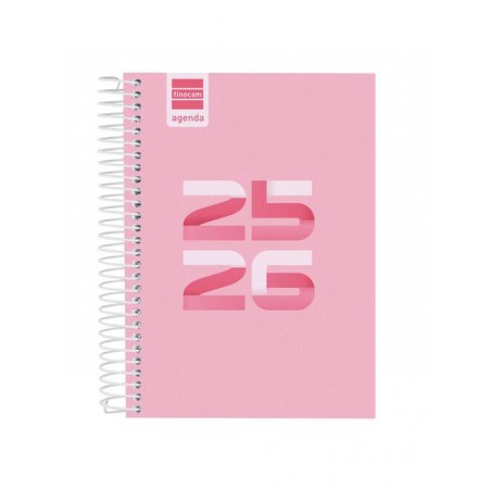Agenda escolar finocam 25-26 8º DP cool rosa