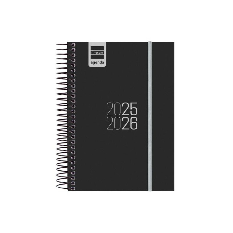 Agenda escolar finocam 25-26 8º DP negro