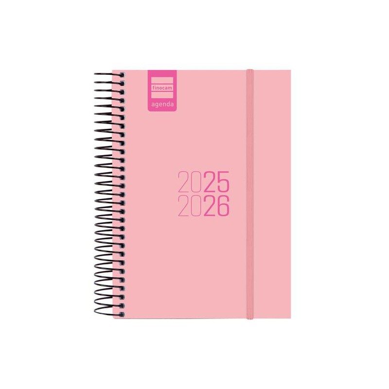 Agenda escolar finocam 25-26 8º DP rosa