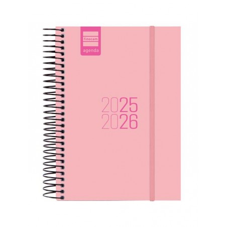 Agenda escolar finocam 25-26 8º DP rosa