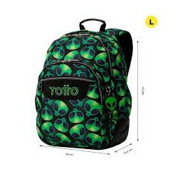 Mochila Totto Rayol Ali Grande PC 14' con capacida