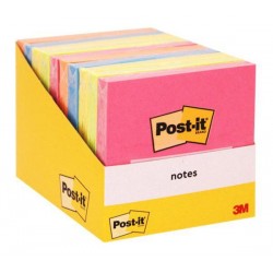 Notas adhesivas 3M post-it 76 mm x 76 mm 100 h 