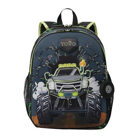 Mochila mediana   Power Bank Totto Monster Race M