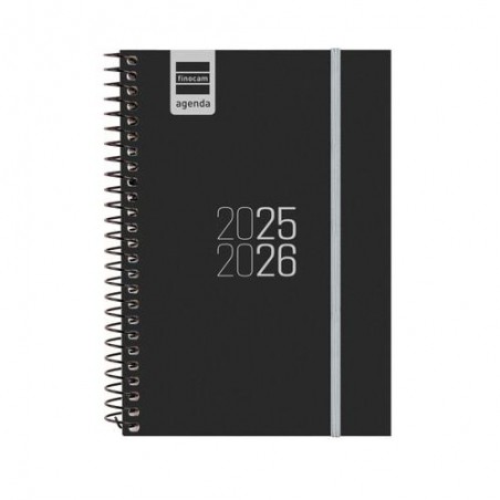 Agenda escolar finocam 25-25 E8 SV negro