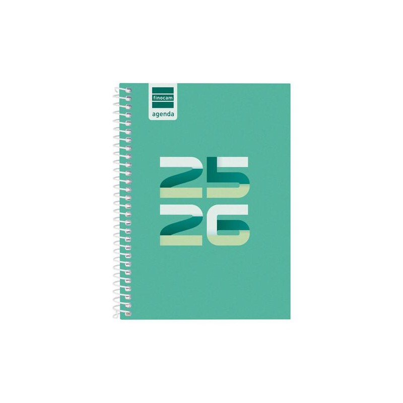 Agenda escolar finocam 25-26 8º SV cool verde