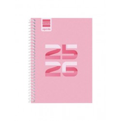Agenda escolar finocam 25-26 SV cool rosa