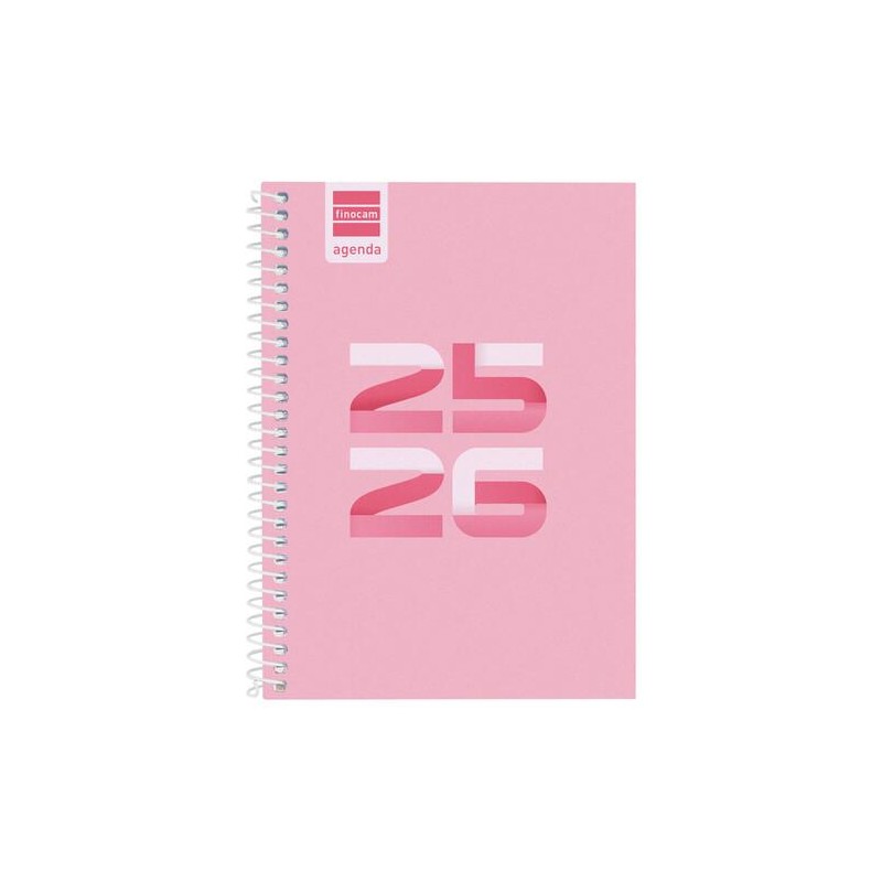 Agenda escolar finocam 25-26 SV cool rosa