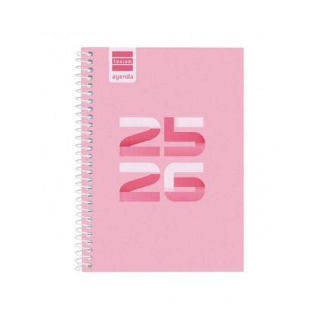 Agenda escolar finocam 25-26 SV cool rosa