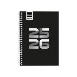 Agenda escolar finocam 25-26 SV cool negro