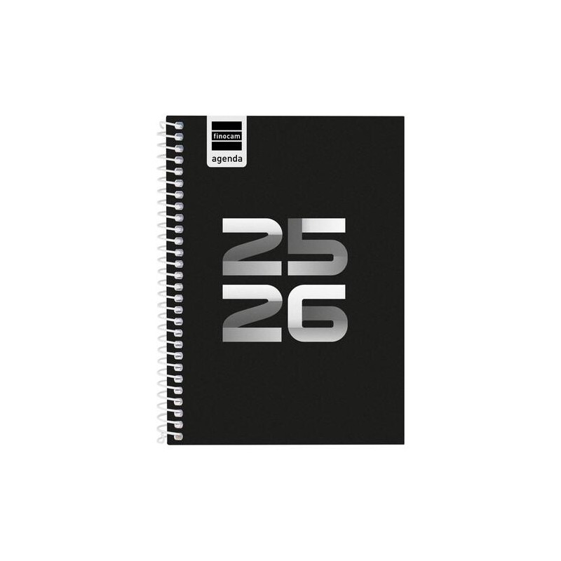 Agenda escolar finocam 25-26 SV cool negro