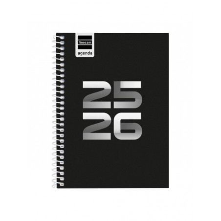 Agenda escolar finocam 25-26 SV cool negro