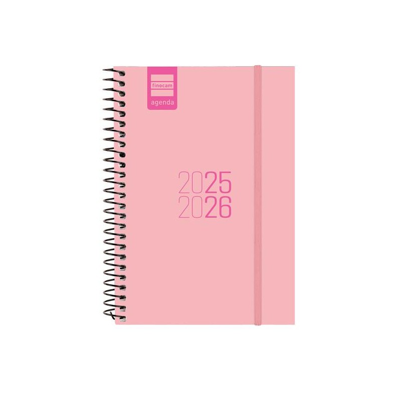 Agenda escolar finocam 25-26 E8 SV rosa