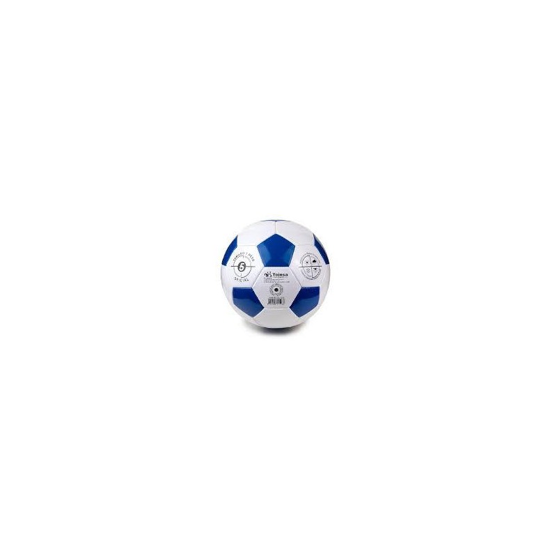 Balón de fútbol azul