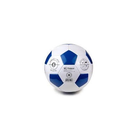 Balón de fútbol azul