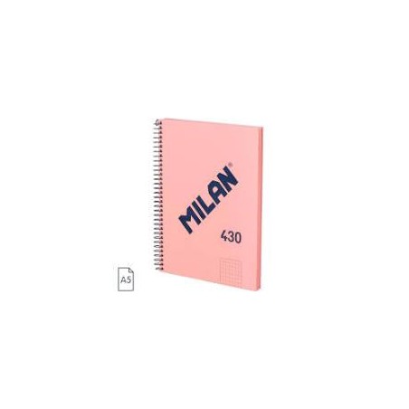 Block A5 milan 80 hojas 95 gramos rosa