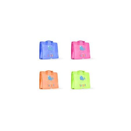Maletin cremallera A4 personalizable little sailor