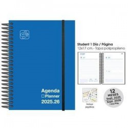 Agenda Escolar Senfort 25-26 Student Unicolor azul