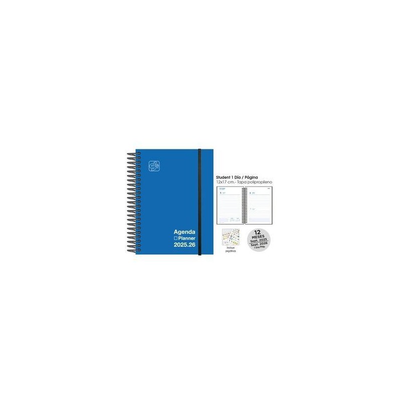 Agenda Escolar Senfort 25-26 Student Unicolor azul