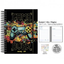 Agenda escolar senfort 25-26 student game over