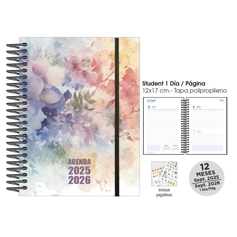 Agenda escolar senfort 25-26 student romantic