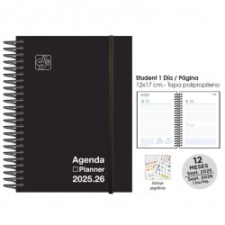 Agenda escolar senfort 25-26 student negro