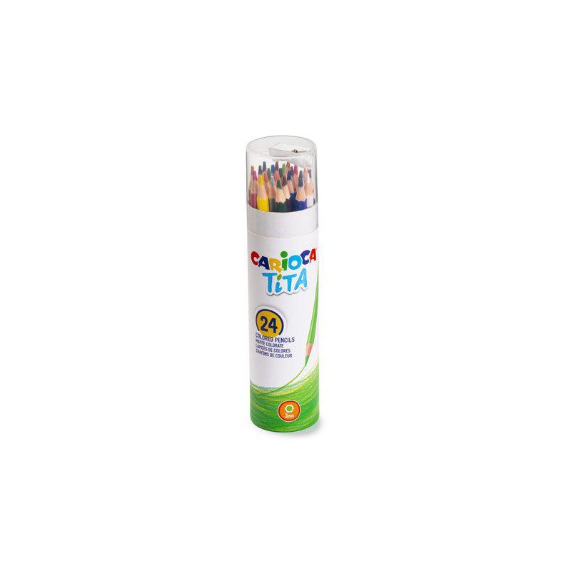 Lapices de colores tubo carioca 24 colores Lapices de colores tubo carioca 24 colores