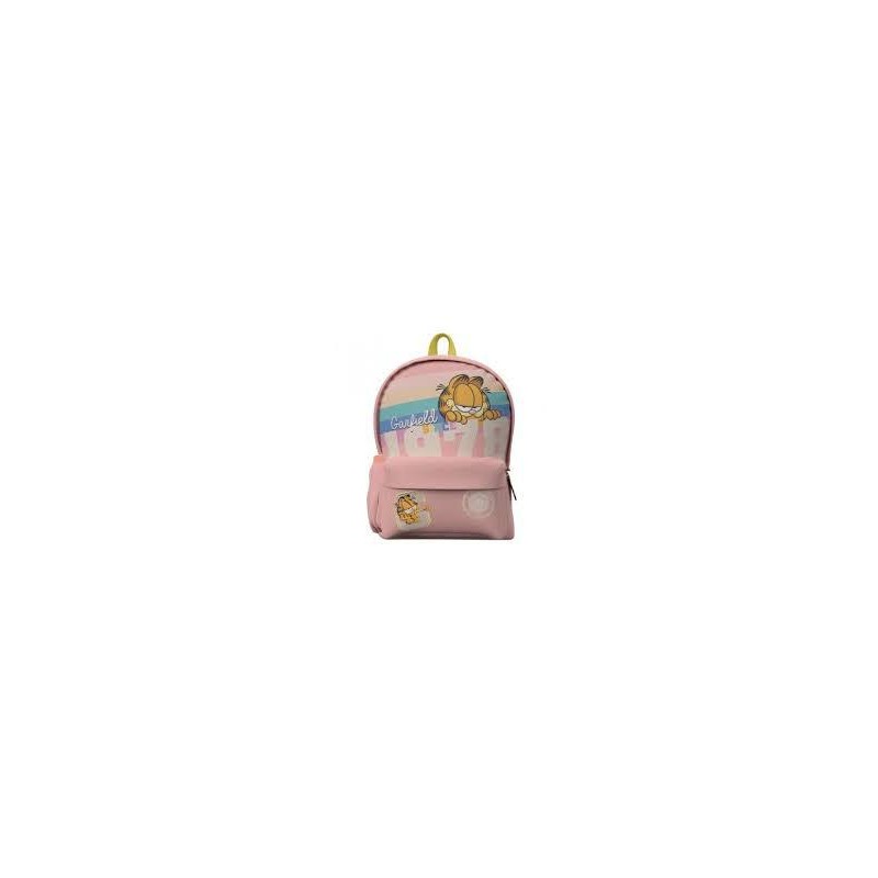 Mochila garfield juvenil adaptable a carro 40 cm