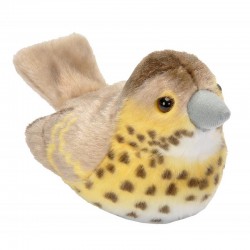 Peluche pájaro tordo con sonido
