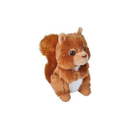Peluche hugéms mini ardilla roja 