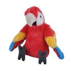 Peluche guacamayo escarlata