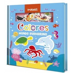 Libro de imanes  colores del mundo submarino