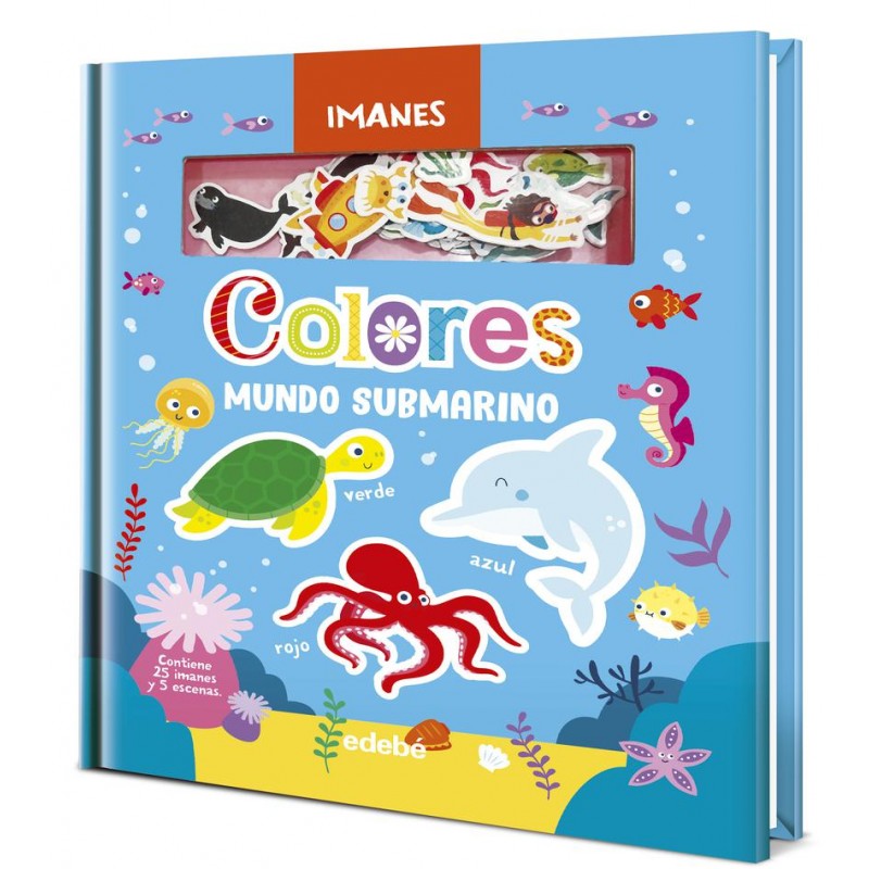 Libro de imanes colores del mundo submarino Libro de imanes colores del mundo submarino