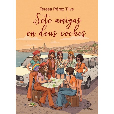 Sete amigas en dous coches