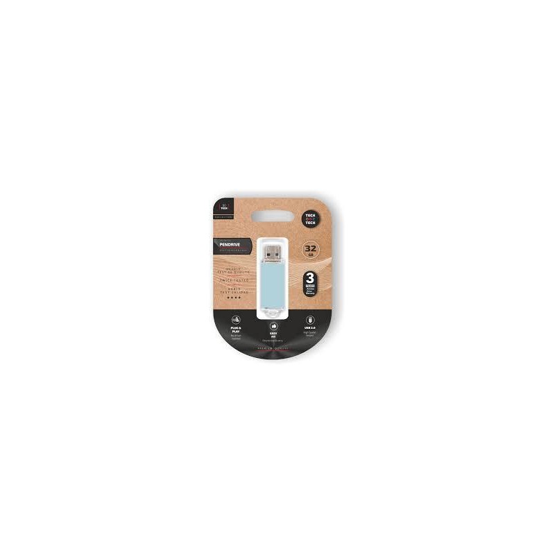 Memoria usb 32 GB azul liso